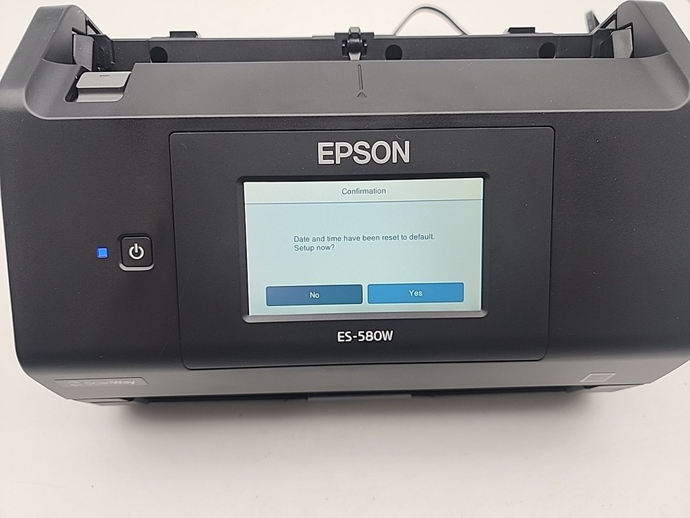 Epson WorkForce ES-580W Wireless Duplex Document Scanner Low Use ~10 Scans Teste