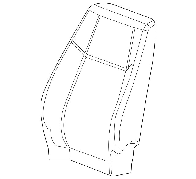 Genuine GM Seat Back Cover 25902239