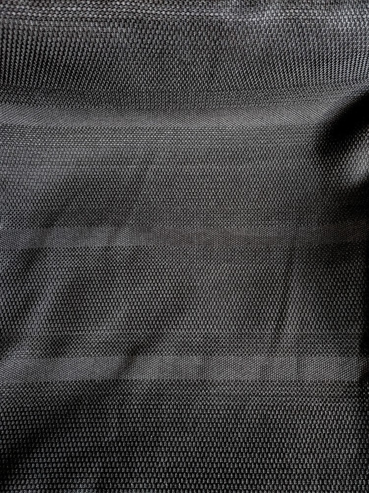 Black Table Cloth 60" X 102" Polyester Black on Black Stripe