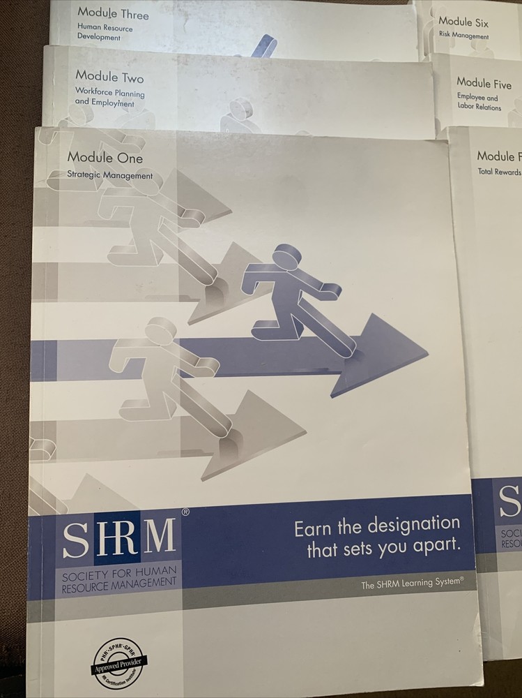 2010 SHRM Learning System Complete Set 1-6 PHR/SPHR Certification Prep Tool
