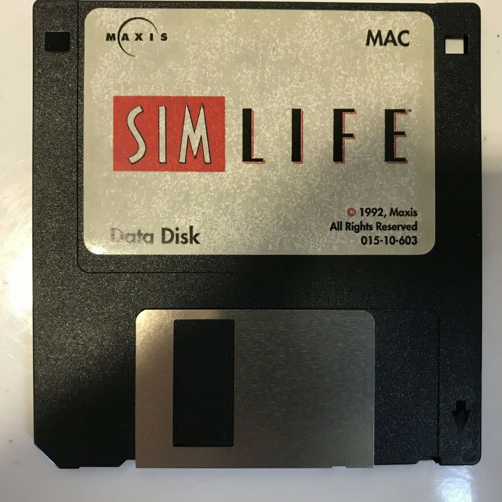 Maxis SIM LIFE For MAC Installation Disks