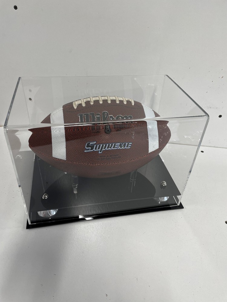 Silver Risers Football display case full size NFL