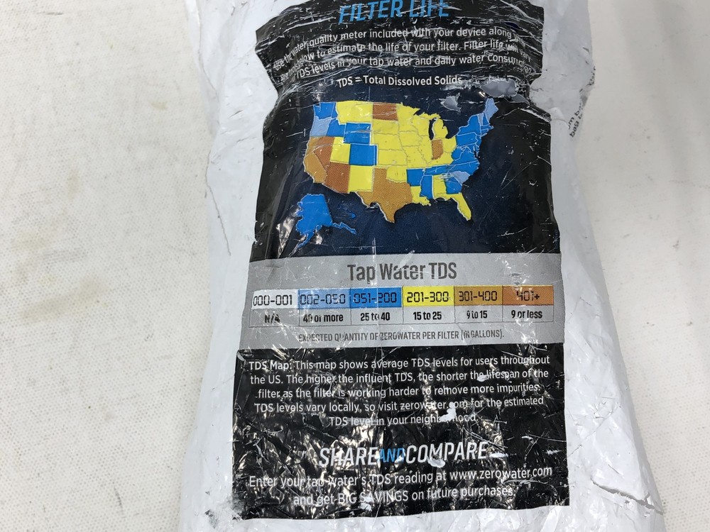 ZeroWater ZR-001 Replacement Water Filter - White