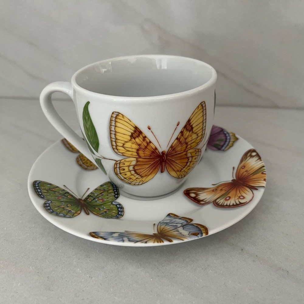 Neiman Marcus Butterfly Cup and Saucer Replacement - Discontinued Set