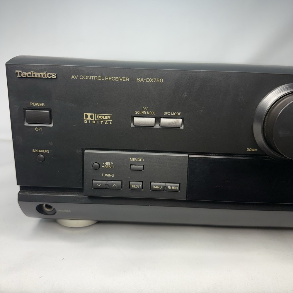 Technics SA-DX750 AM/FM Stereo AV Receiver Tested Works