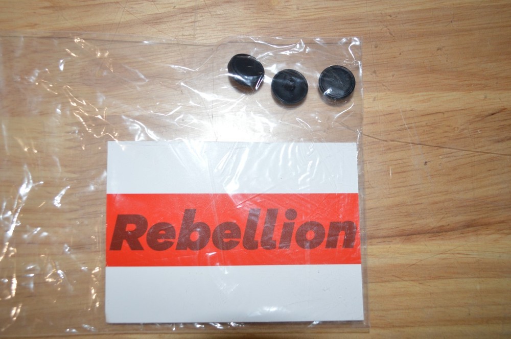 LS2 Rebellion Helmet Visor Hole Plug 3pcs Black
