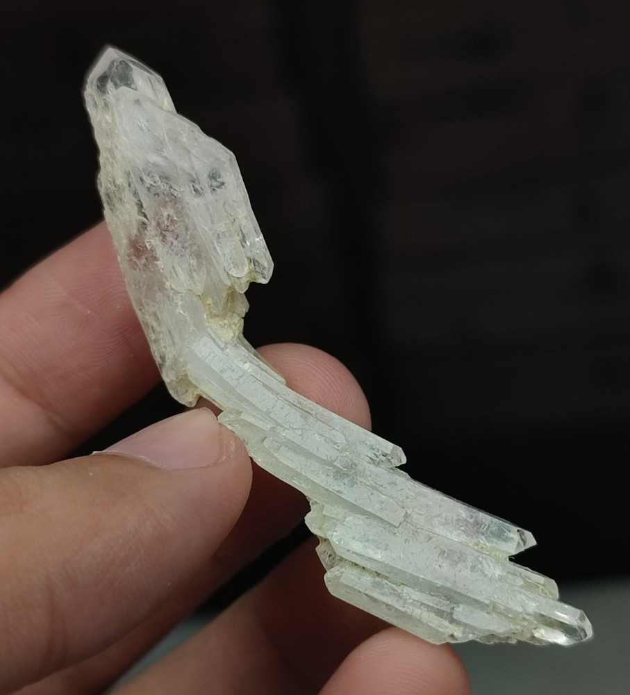 Faden Quartz Crystal With Good Luster & Nice Termination-Pak.
