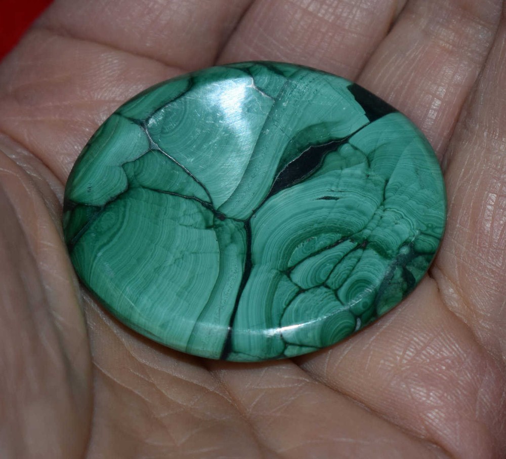 Malachite Worry Stone #4