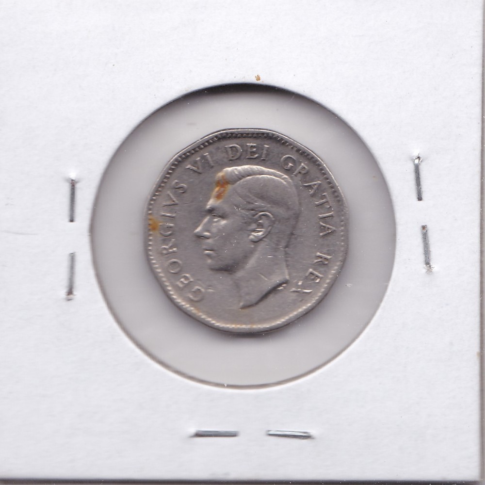 1950 Canada 5 Cents L10