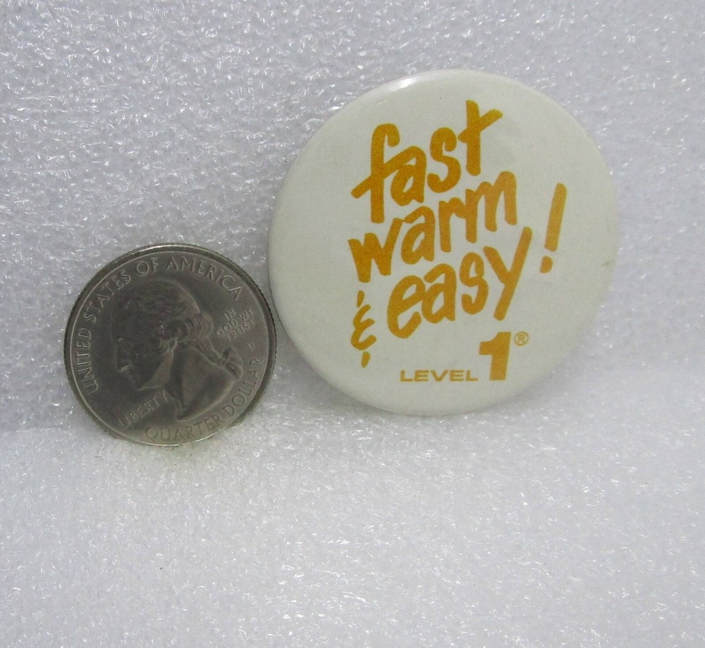 Fast Warm & Easy! Level 1 Pin