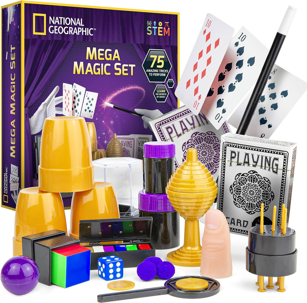 Mega Magic Set - More than 75 Magic Tricks for Kids to Perform with Step-By-Step