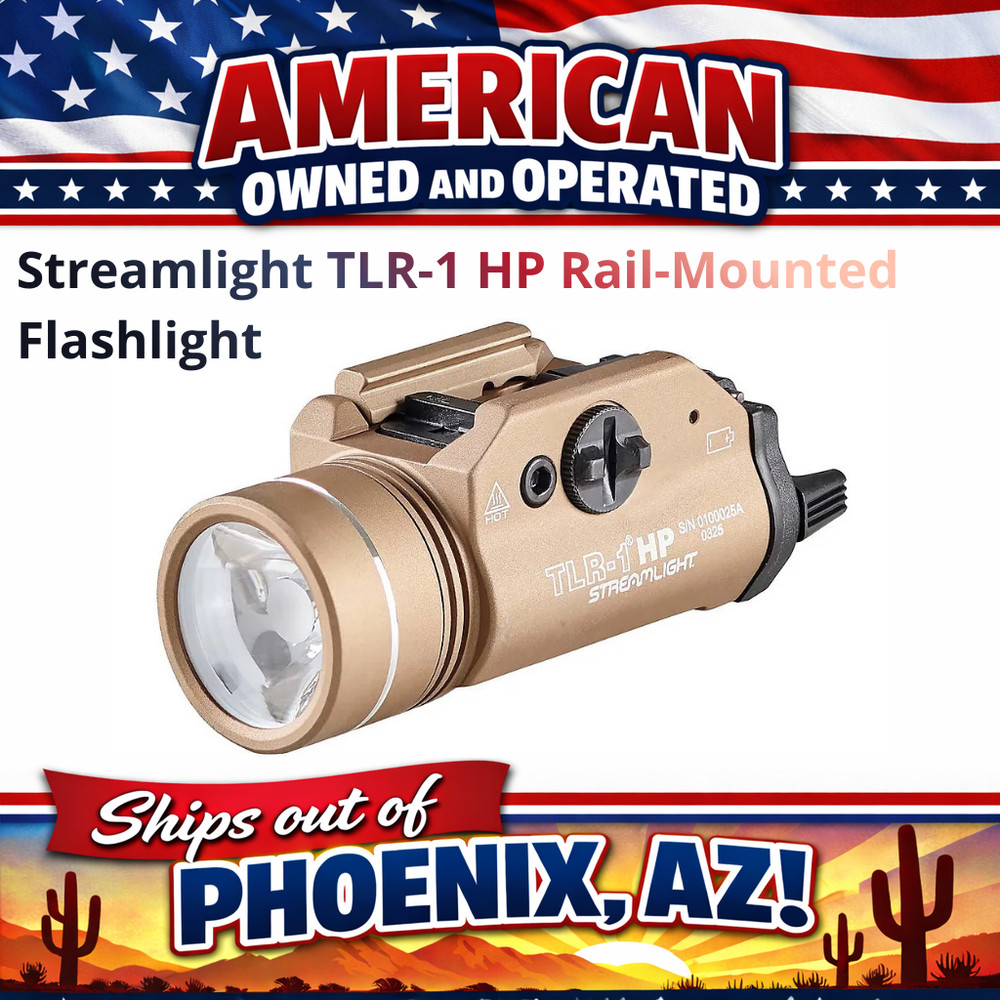 TLR-1 HP 1000 LM Rail-Mounted Tactical Flashlight - FDE