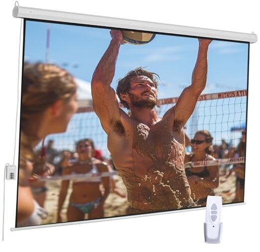 94" Motorized Projector Screen, Electric 16:9 Projector Screen 94 Inch(16:9)