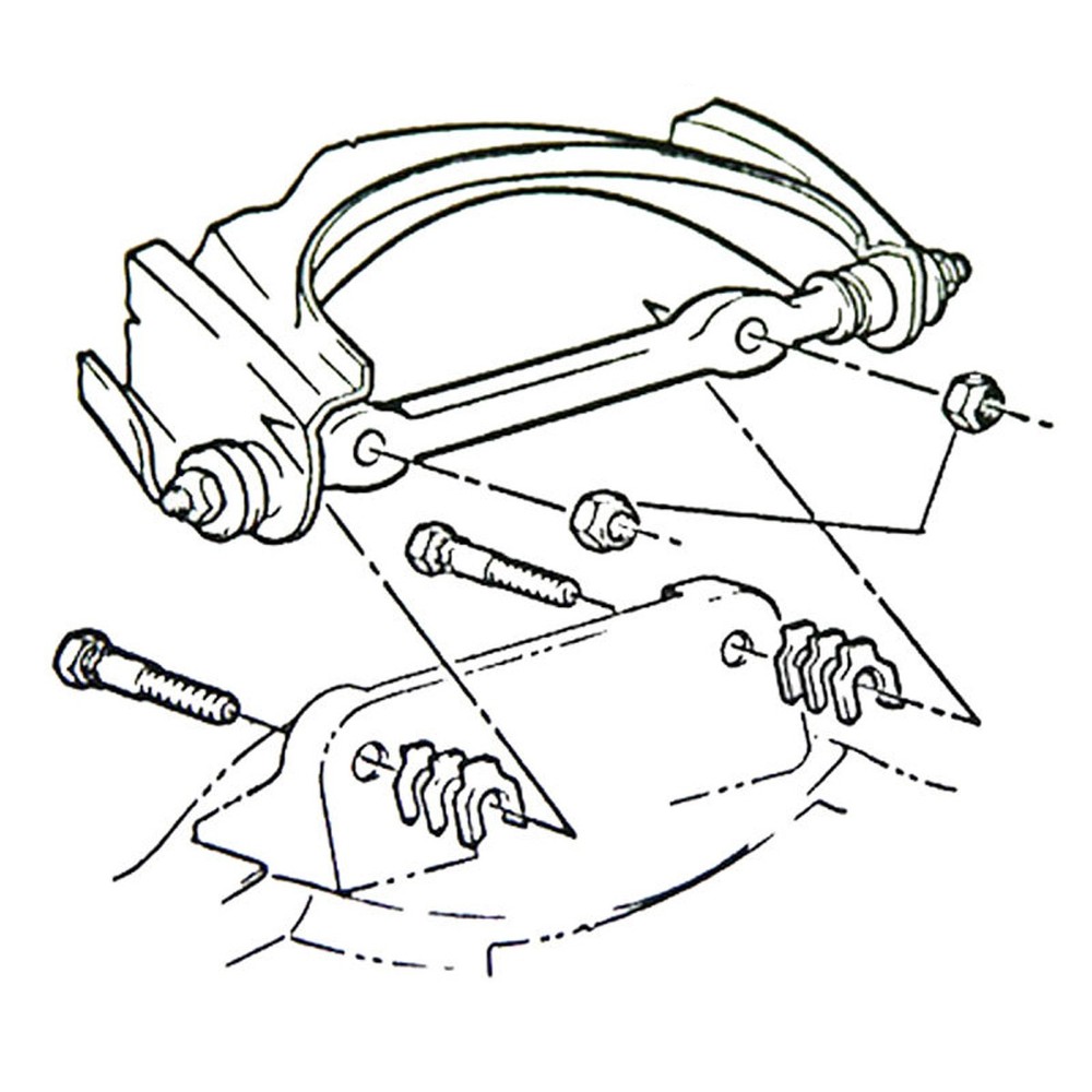 Alignment Adjustment Shim Front End Control Arm 1964-77 Cutlass Camaro 8pc