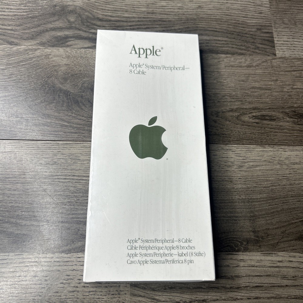 NOS Apple System/Peripheral 8 Cable, M0197 ADB * New In Sealed Box *
