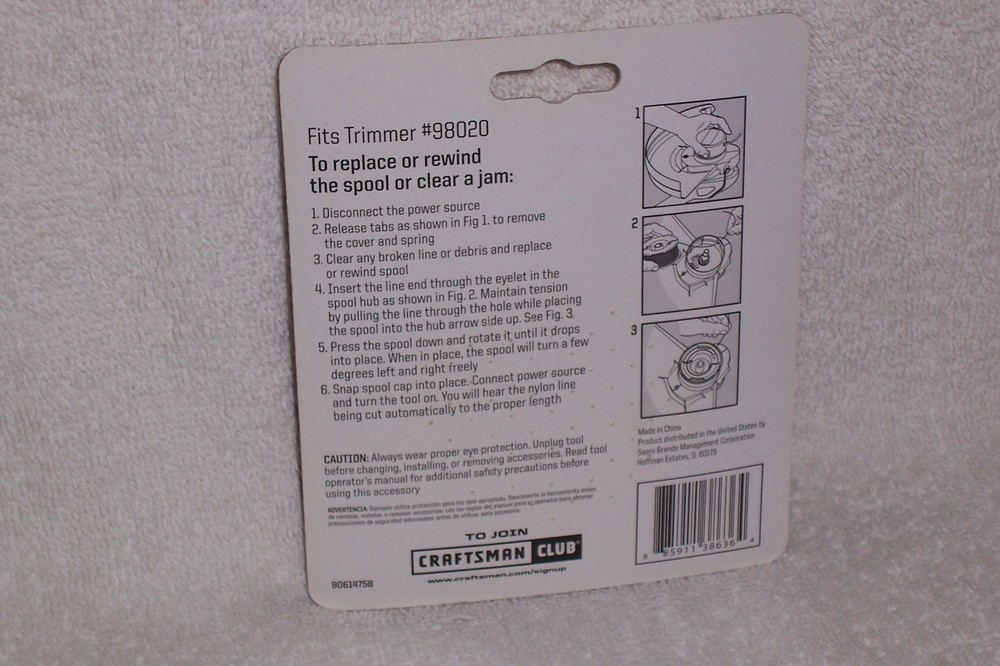 CRAFTSMAN 40v 40 Volt Max Cordless Line String Trimmer Edger w/Replacement Spool