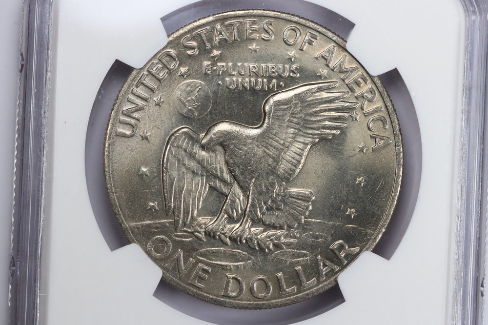 1972 $1 Eisenhower Dollar Type 3 NGC MS65