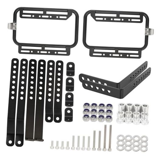 Universal Upgrade Motorcycle Side Case Mounting Kit Support Rack Detachable