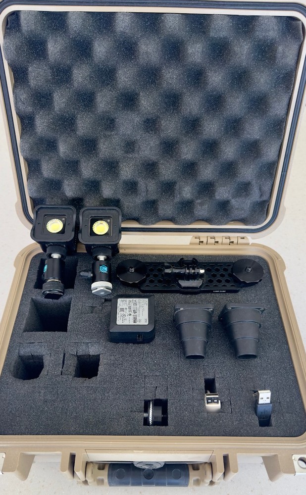 2 Lume Cube LED Daylight-Balanced Portable Lights magnetic snoots