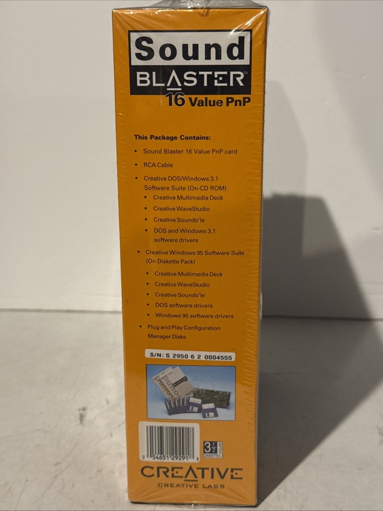 Creative Labs Sound Blaster 16 Value PnP NOS