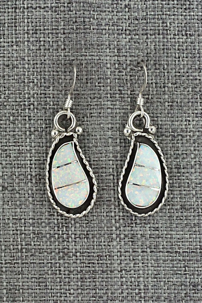 Opalite & Sterling Silver Earrings - Susie Lowsayatee