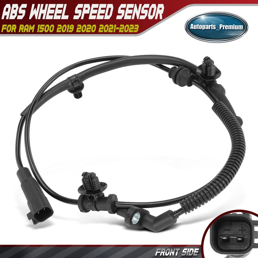 Front Driver / Passenger Side ABS Wheel Speed Sensor for Ram 1500 2019 2020-2024