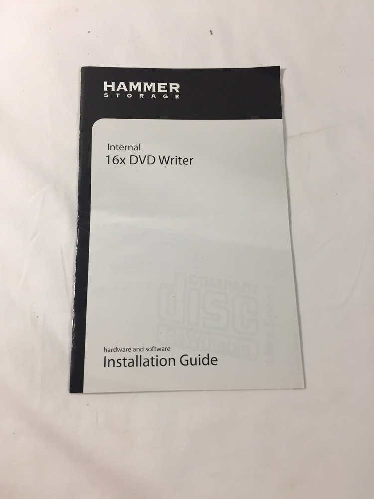 Hammer Storage ~ Internal 16X DVD Writer ~ Installation Guide  M9