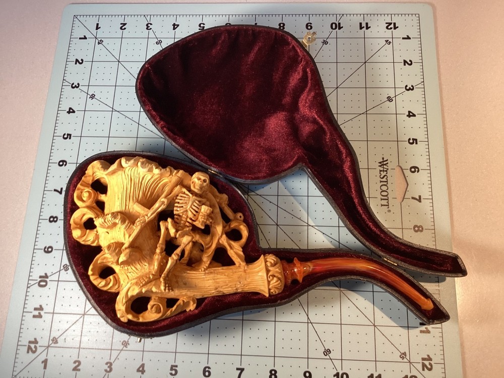 Sadik Yanik Grim Reaper Meerschaum Pipe