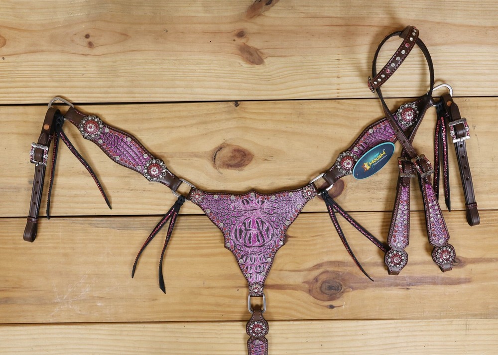 Headstall & Breast Collar Tack Set for Horse