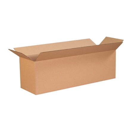 25 Pcs Long Corrugated Shipping Boxes 12x5x4 - Secure Packing Solution!