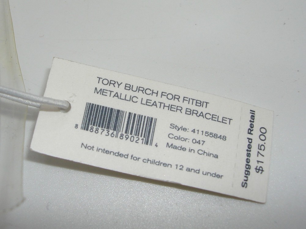 TORY BURCH FITBIT FLEX METALIC LEATHER BRACELET!