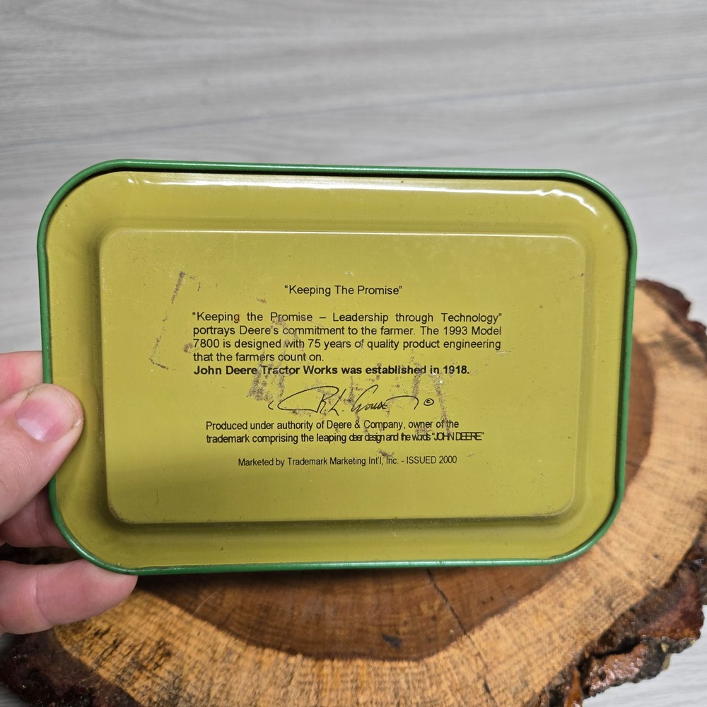 John Deere “Keeping The Promise” Small Tray Dated 2000