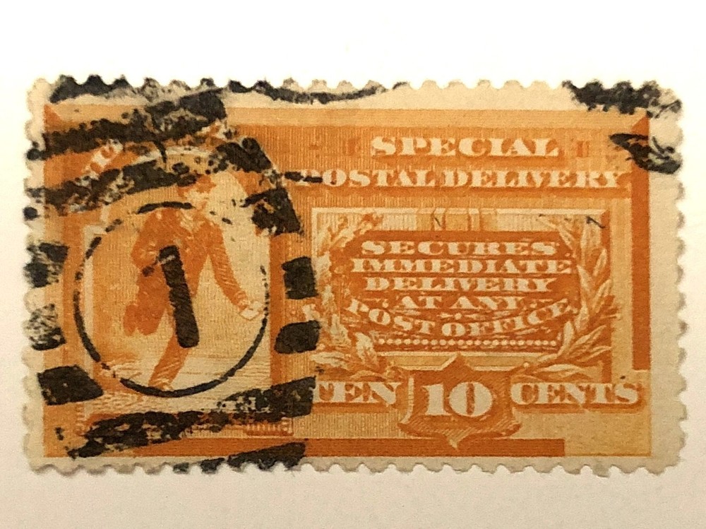 SCOTT # E3 Special delivery, used, centered, NH.