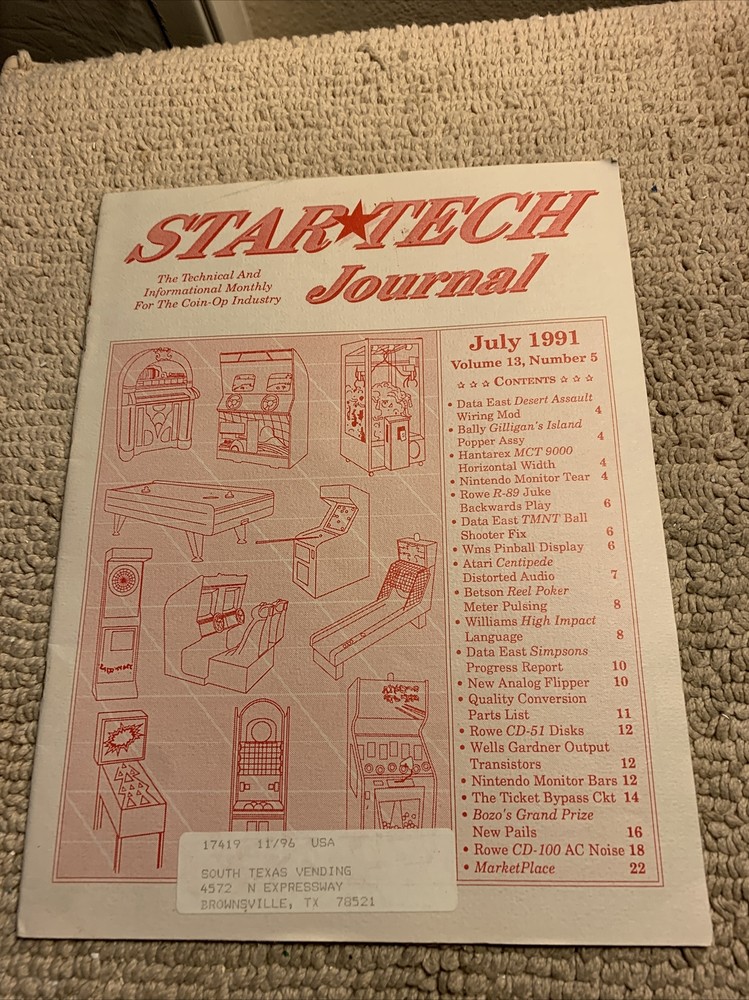 1991 July The Simpsons STAR TECH JOURNAL  manual