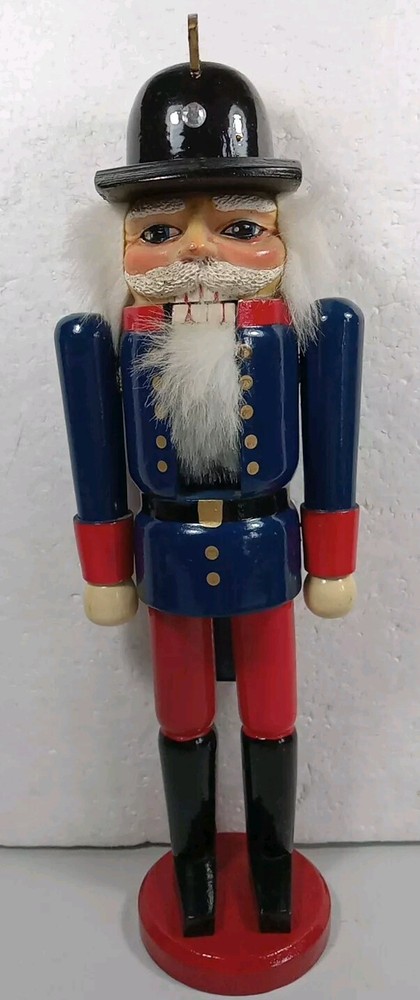 Wooden Nutcracker Blue Soldier Christmas Nutcracker 15"