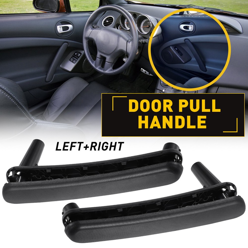 Black Front LH / RH Interior Pull Door Handle for Mitsubishi Eclipse 2006-2012