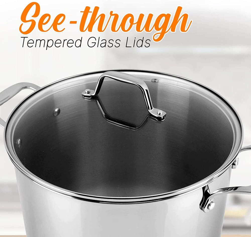 Nutrichef NCSP20LID Cookware Stockpot Lid