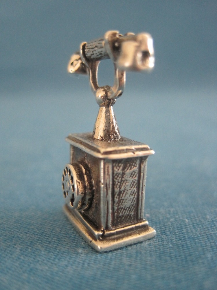 Telephone. Souvenir. Sterling Silver 925.