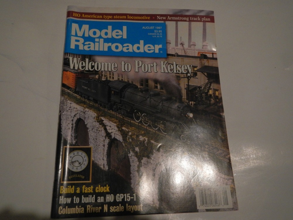 Model railroader magazine August 1997