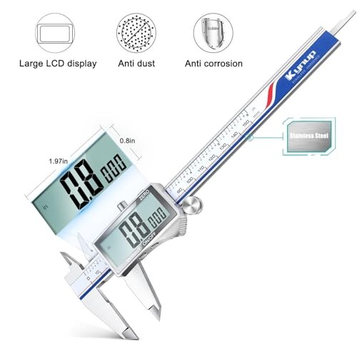 Digital Caliper Measuring Tool, Vernier Dial Caliper Digital Outside 301-2