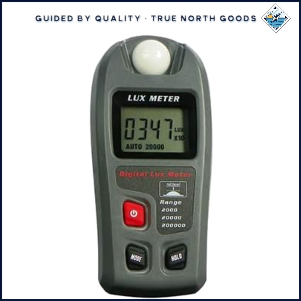 Compact Light Meter with Auto/Manual Range - Ideal for Home & Office Lighting