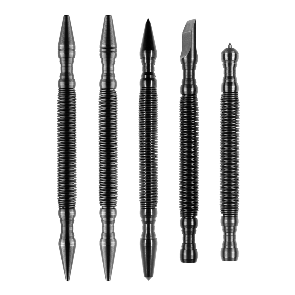 HIT Tool Deluxe Woodworking Collection Hammerless 5 Piece Spring Tool Set