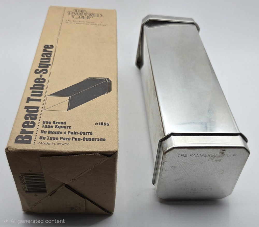 Pampered Chef Bread Tube-Square #1555