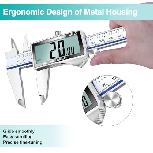 Digital Caliper Measuring Tool, Vernier Dial Caliper Digital Outside 301-2