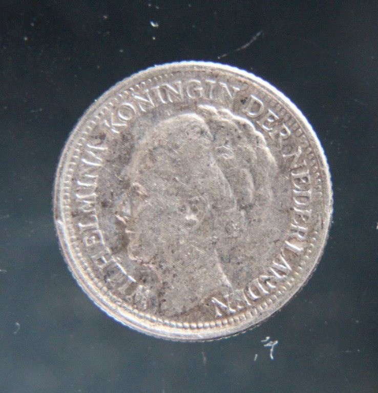 Netherlands, 10 cents Silver coin 1941