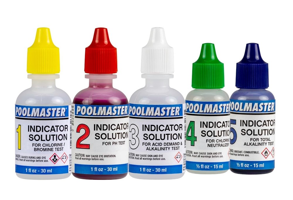 Replacement Indicator Solutions for Spa & Pool Water Testing - pH Range 7.2-7.6