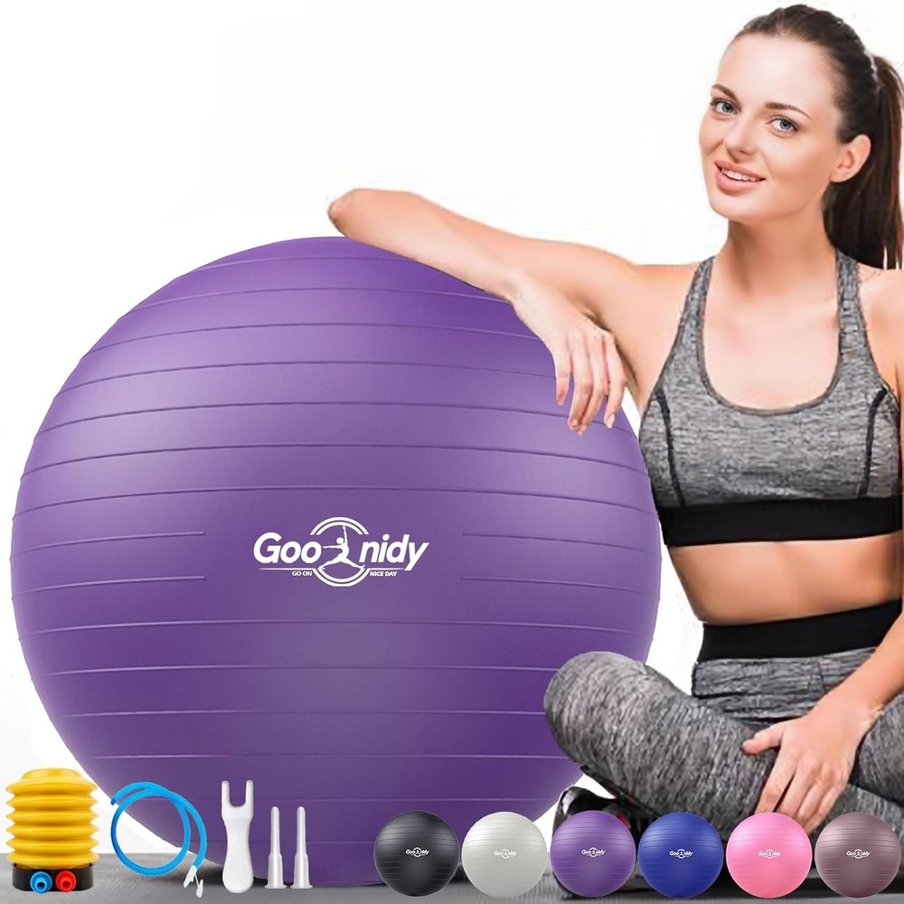 Versatile Soft Exercise & Birthing Ball – Non-Slip, Includes Inflation Pump