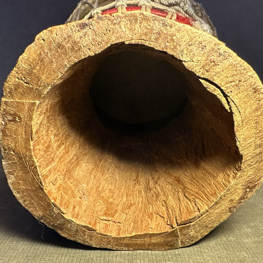 Hand Carved African Djembe Drum 11”