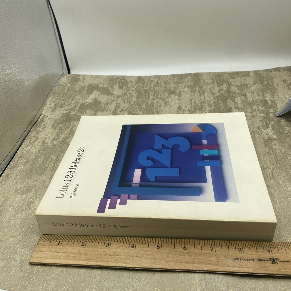 IBM LOTUS 123 RELEASE 2.2/ Reference—Manual Only