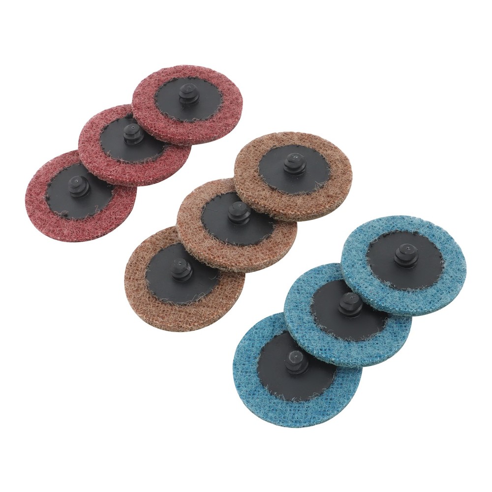 150Pcs 2 Inch Surface Conditioning Sanding Discs Quick Change Fine Medium Coarse